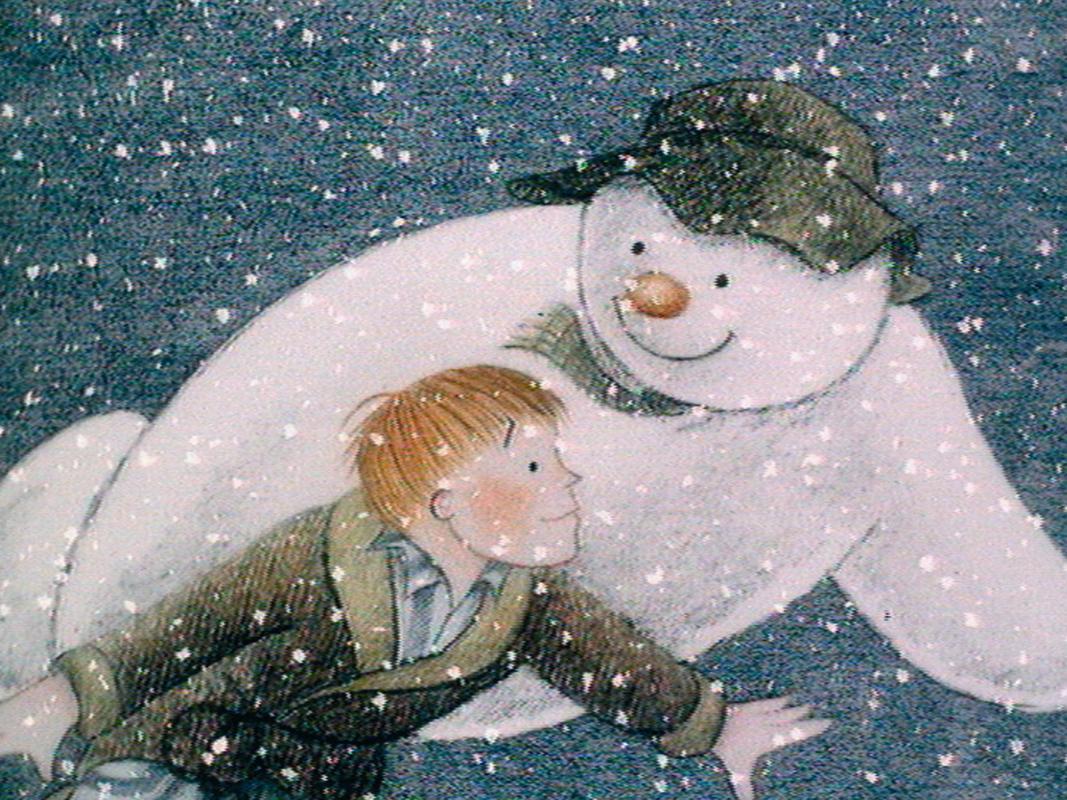 the snowman flying high res