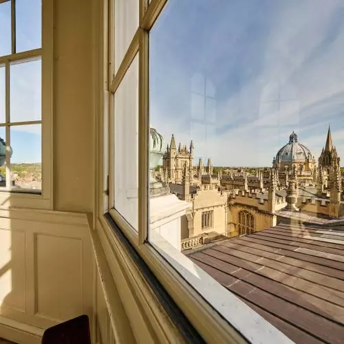 View of the Radcliffe Camera from the Sheldonian's Cupola