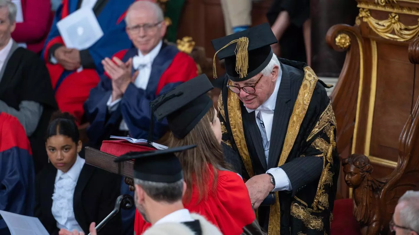 An Encaenia Ceremony at the Sheldonian Theatre
