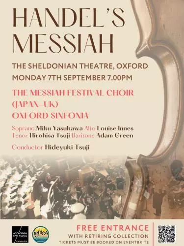 Handel's Messiah concert poster