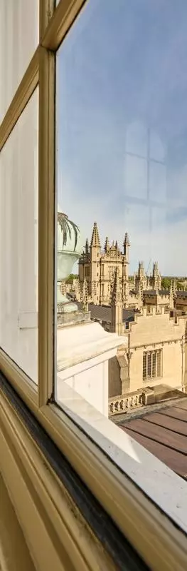 View of the Radcliffe Camera from the Sheldonian's Cupola