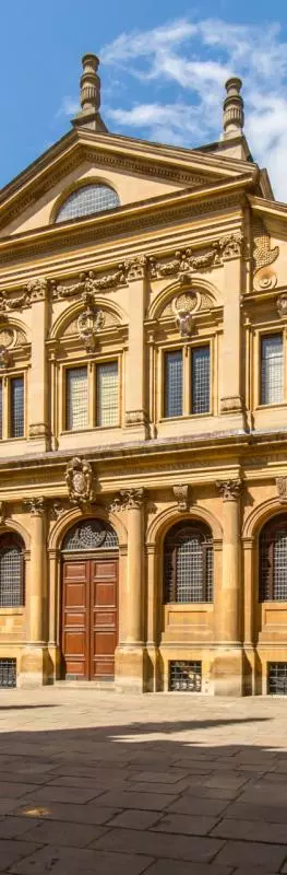 The south side of the Sheldonian Theatre